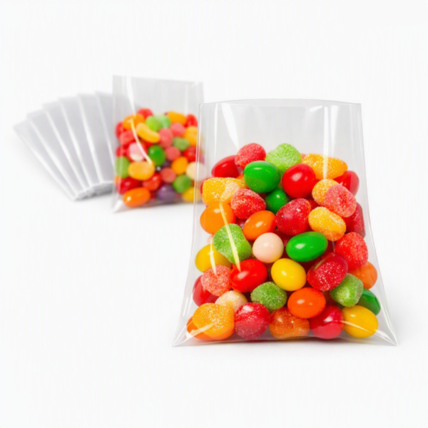 bolsas de polipropileno sin cierre transparentes y anónimas
