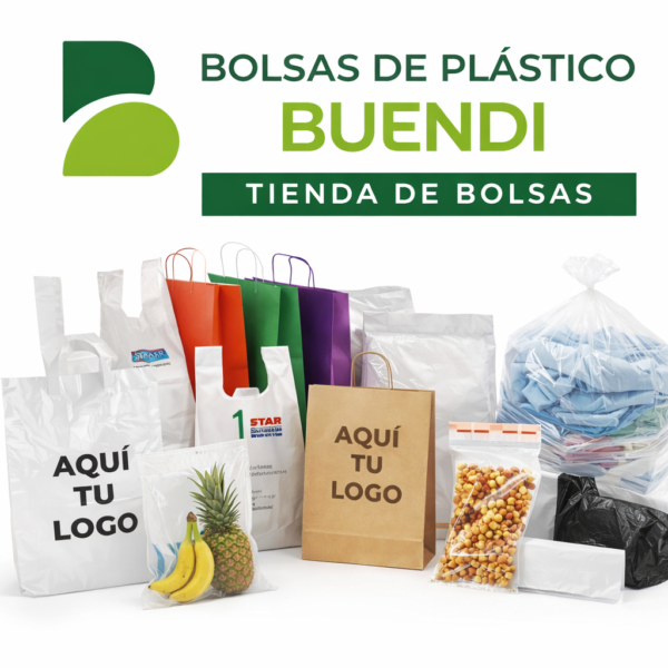Bolsas de Plástico Buendi, tienda de bolsas y fábrica de bolsas personalizadas